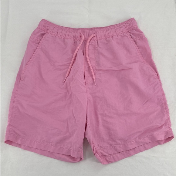 H&M Other - H & M Shorts Mens Small Pink Relaxed Fit Drawstring Waist Mesh Pockets Beach